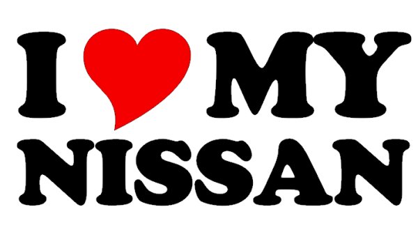 I love my nissan stickers #5
