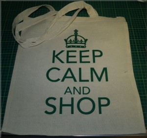 Keep Calm and Shop Bag - Decalarama, Peterborough, UK