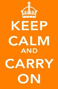 Keep Calm and Carry On Fridge Magnet - Decalarama, Peterborough, UK