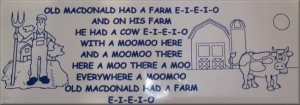 Old Macdonald Nursery Rhyme Sticker - Decalarama, Peterborough, UK